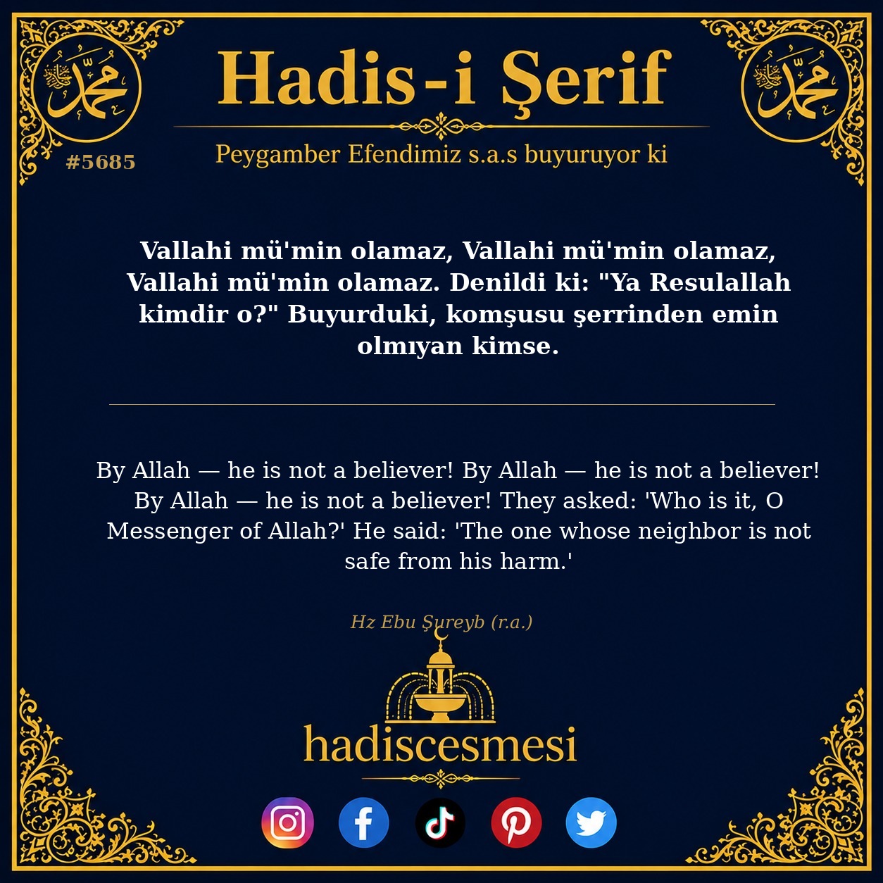 hadis 5685