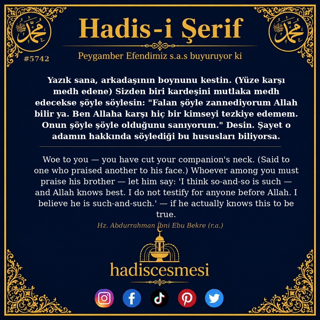 hadis 5742