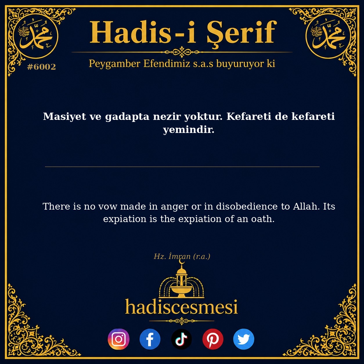 hadis 6002