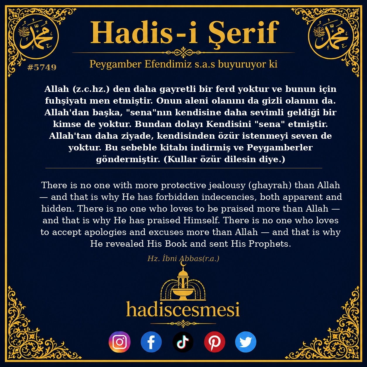 hadis 5749