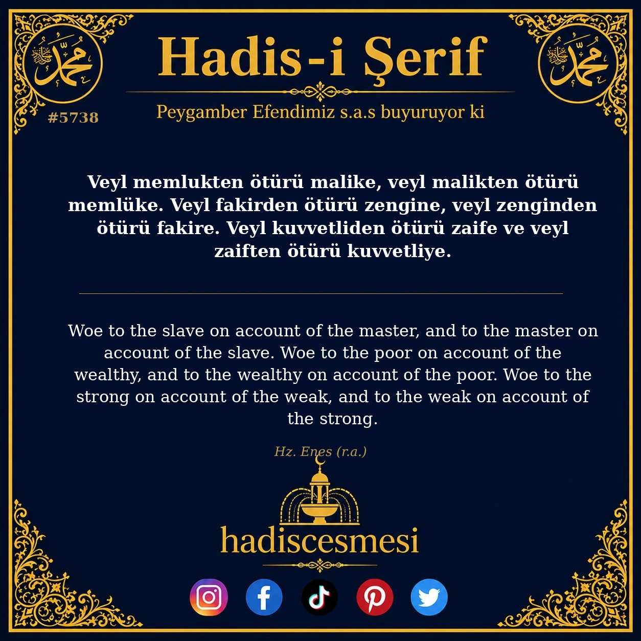 hadis 5738