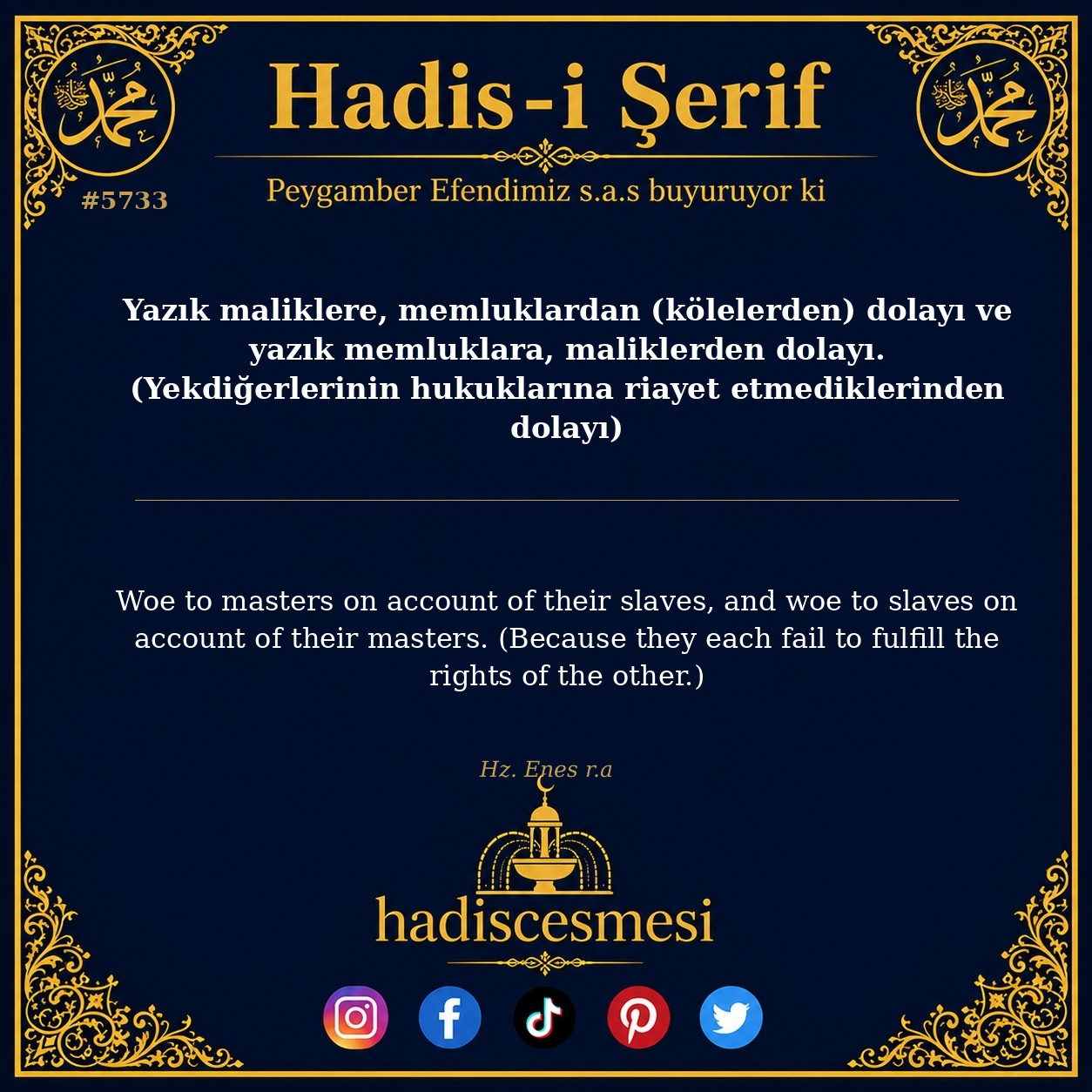 hadis 5733