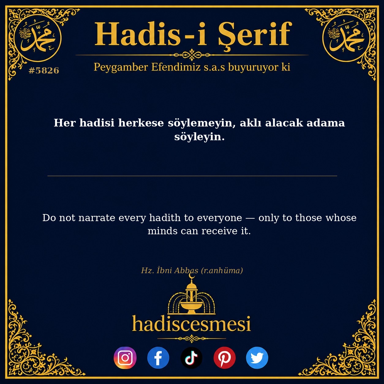 hadis 5826