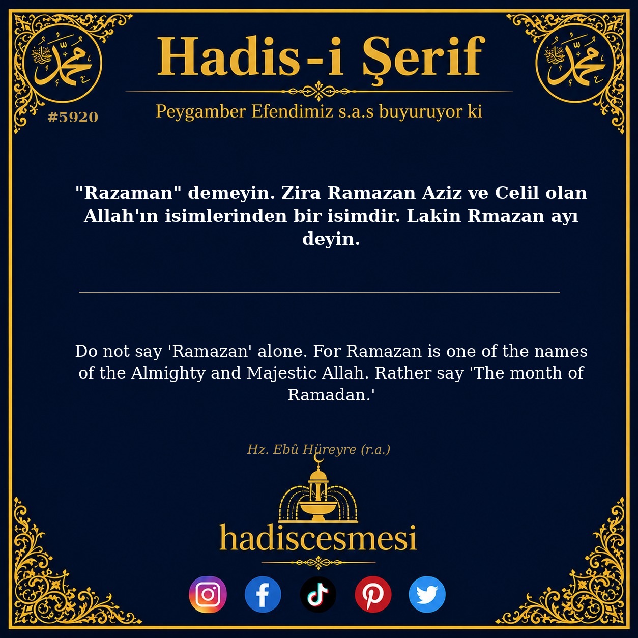 hadis 5920
