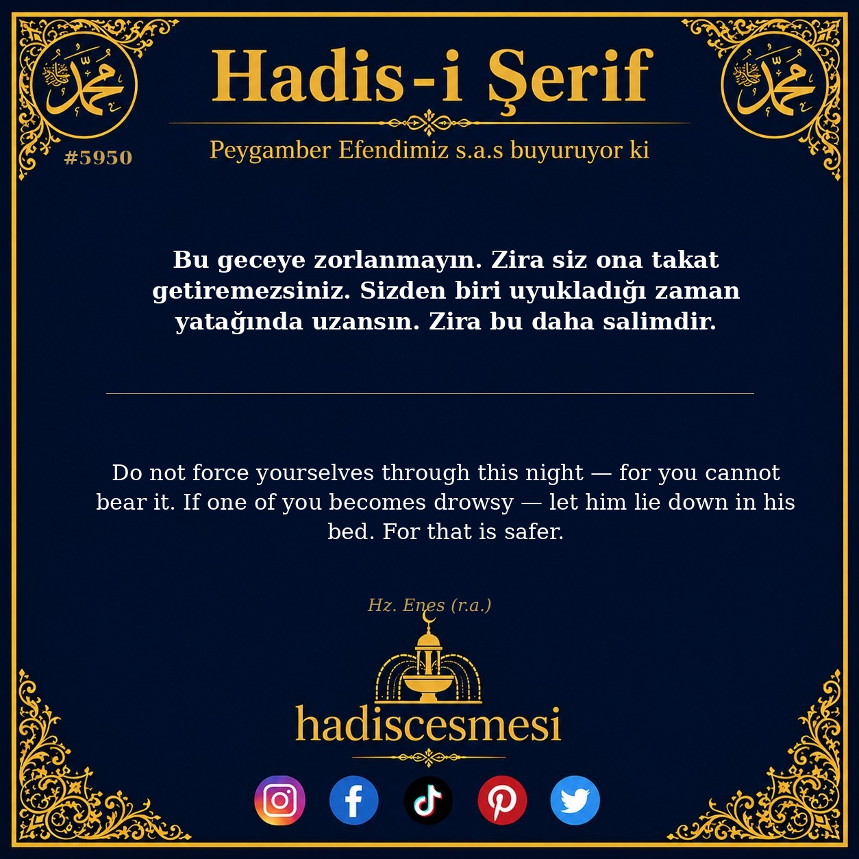 hadis 5950