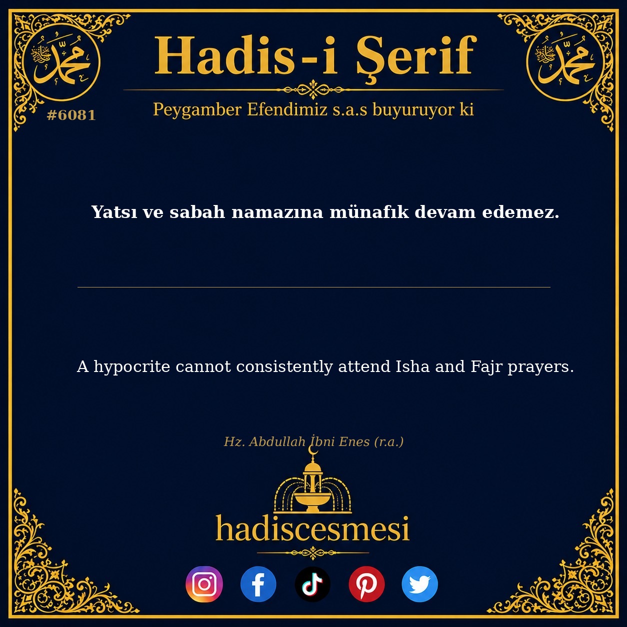 hadis 6081