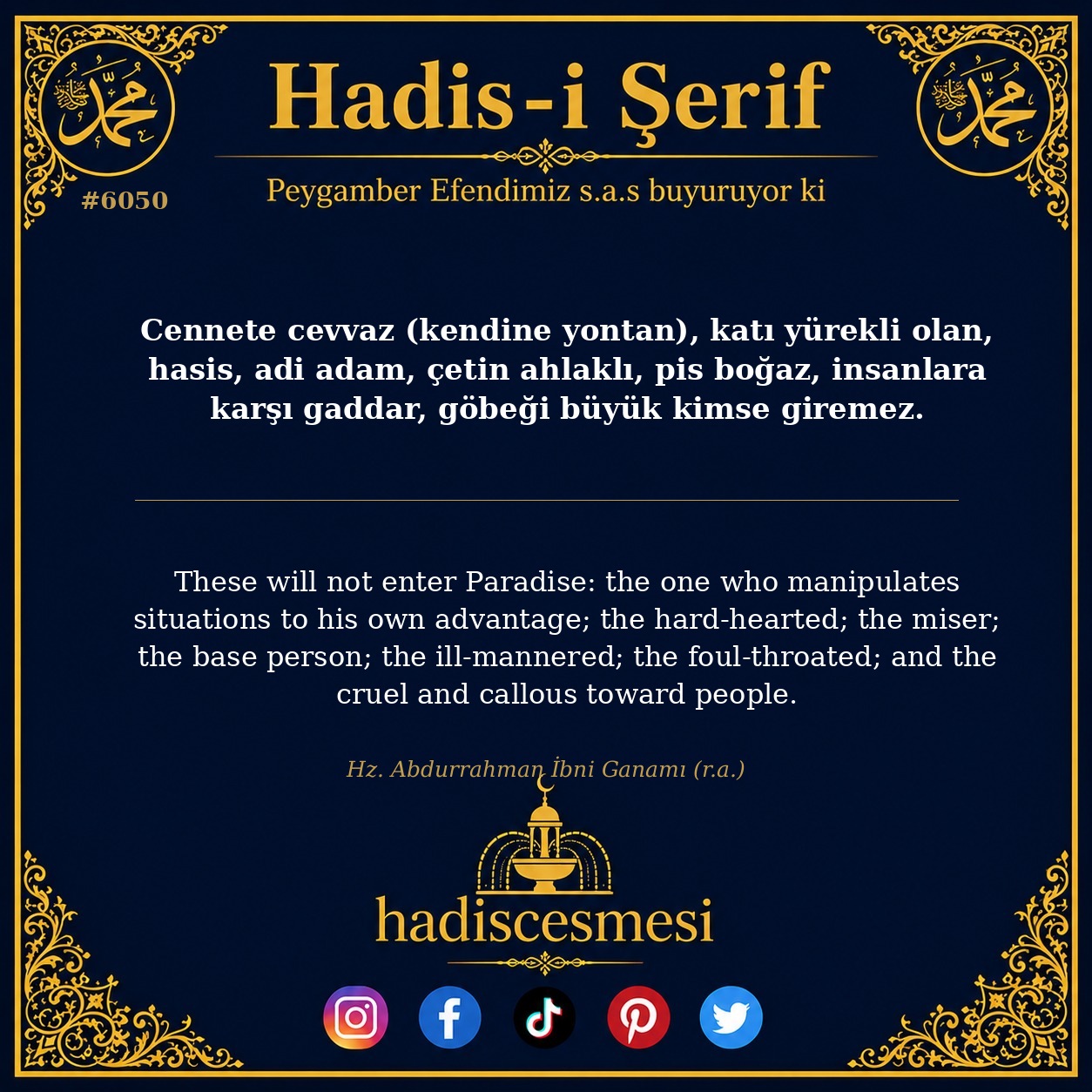 hadis 6050