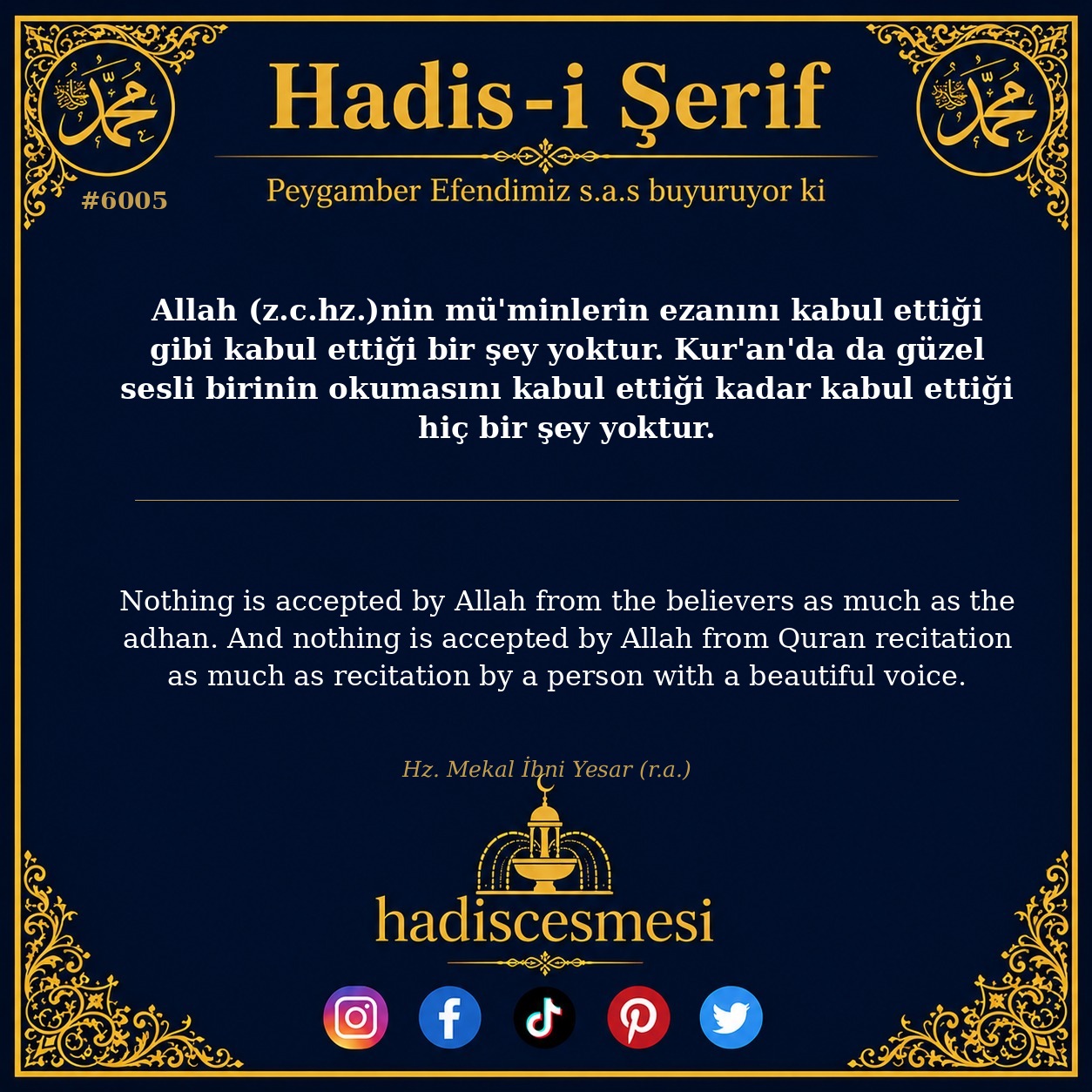 hadis 6005