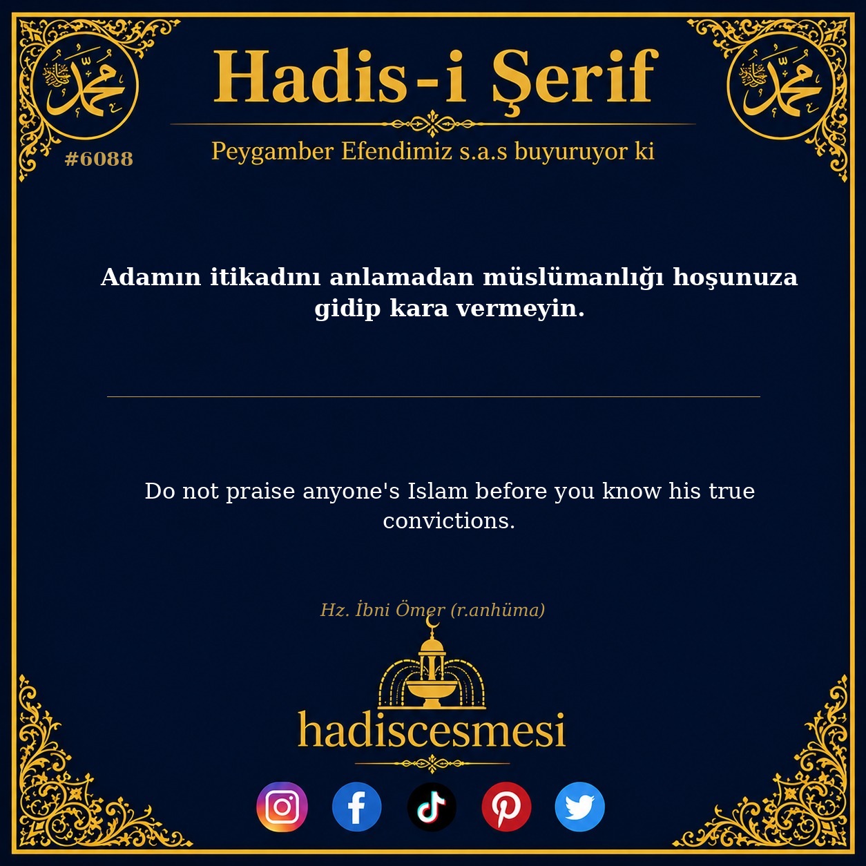 hadis 6088