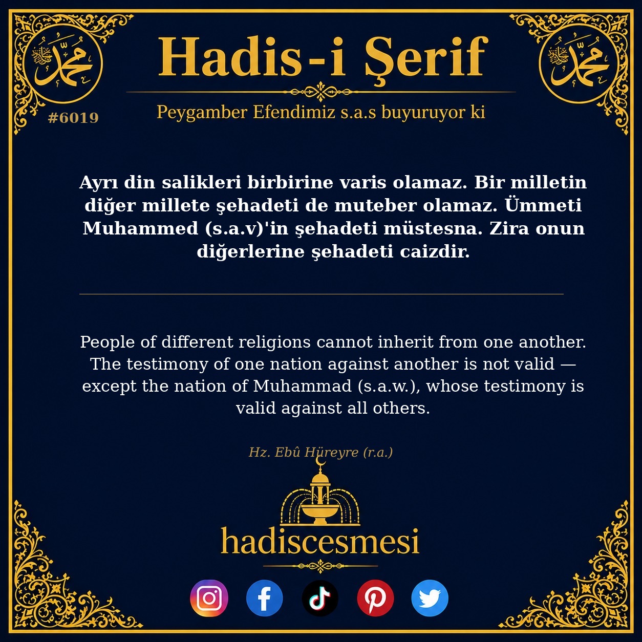 hadis 6019
