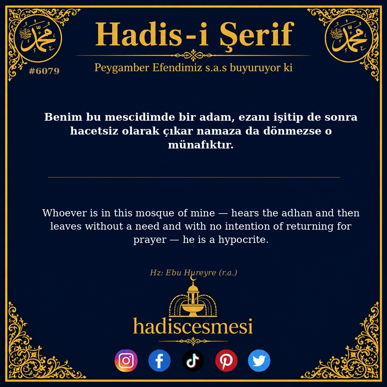 hadis 6079