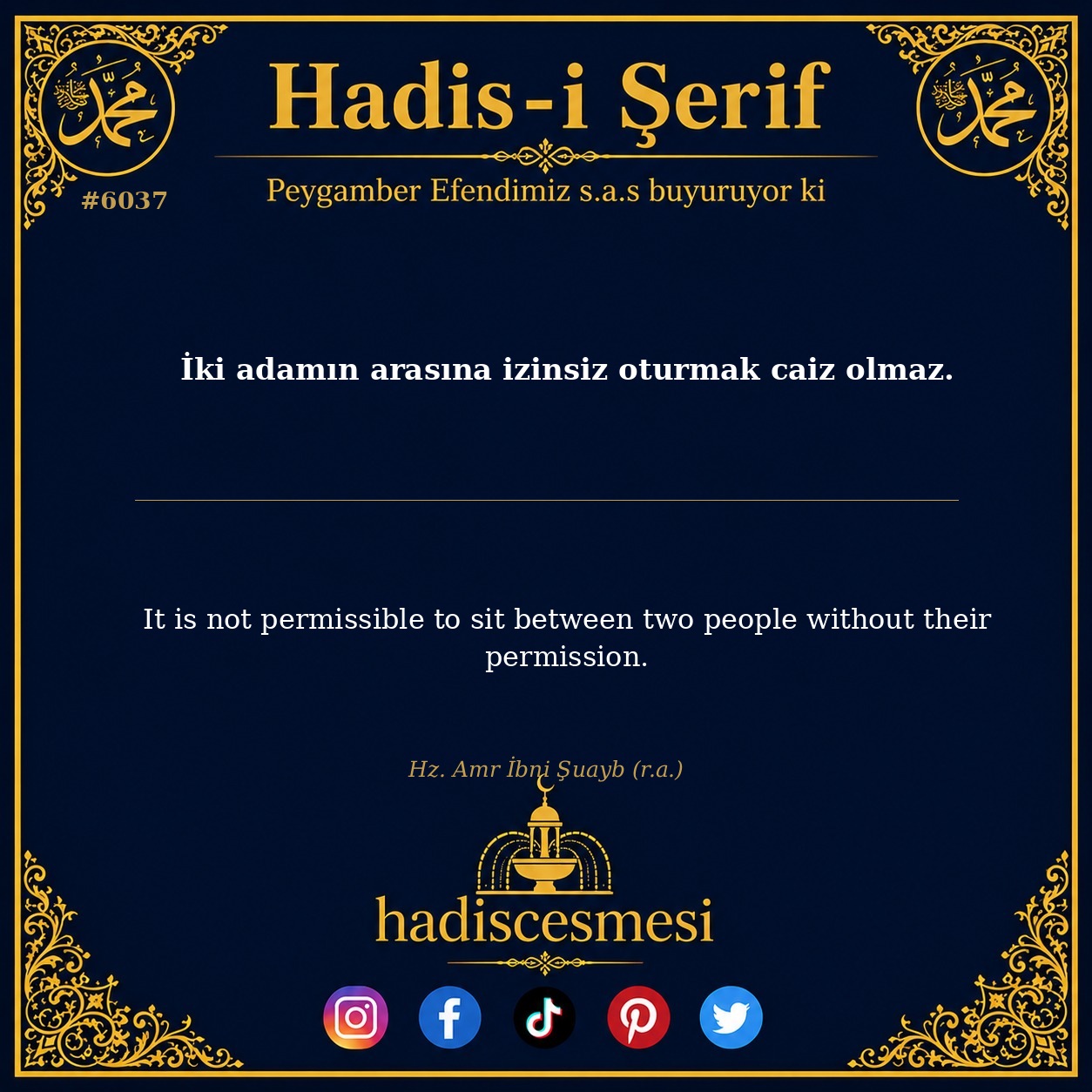 hadis 6037