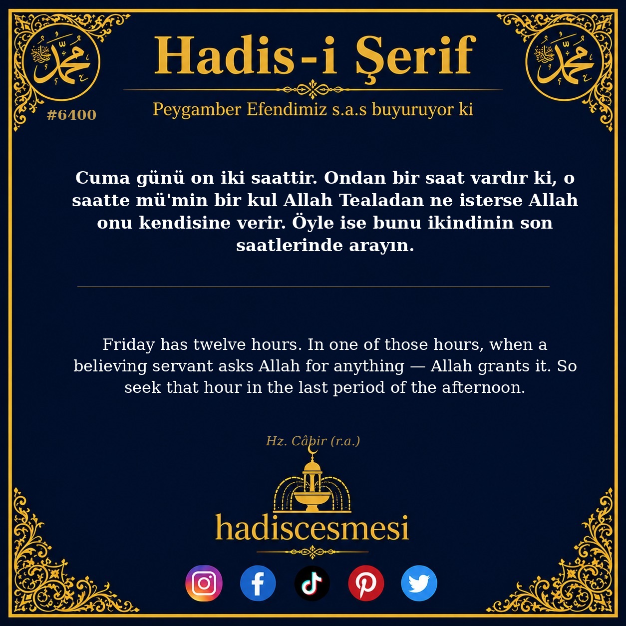 hadis 6400