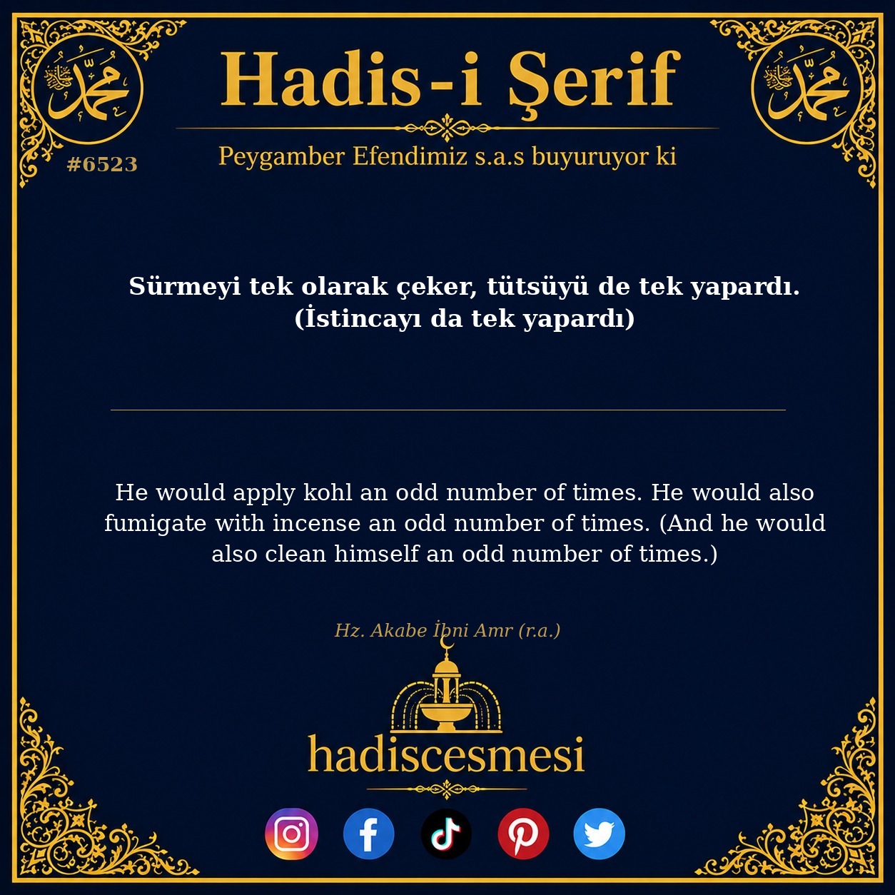 hadis 6523