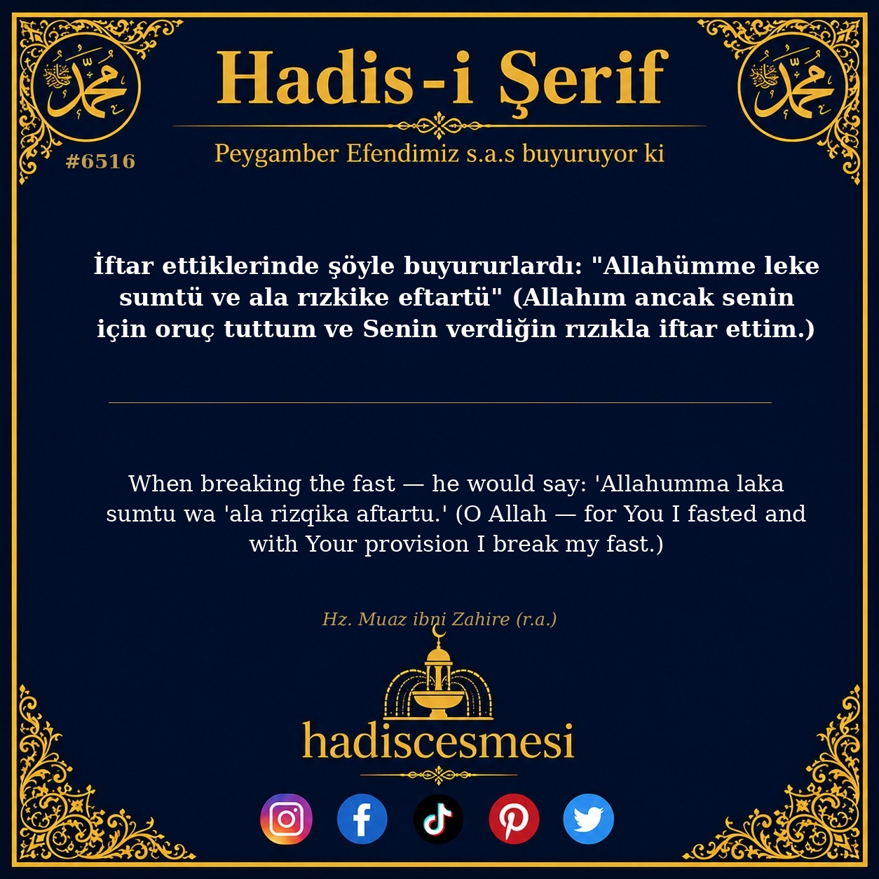 hadis 6516