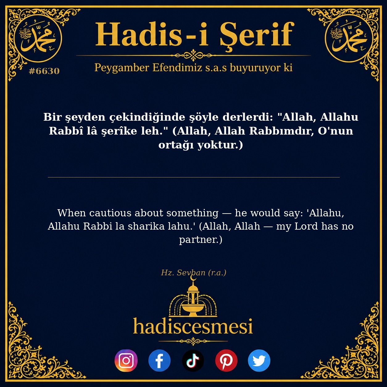 hadis 6630
