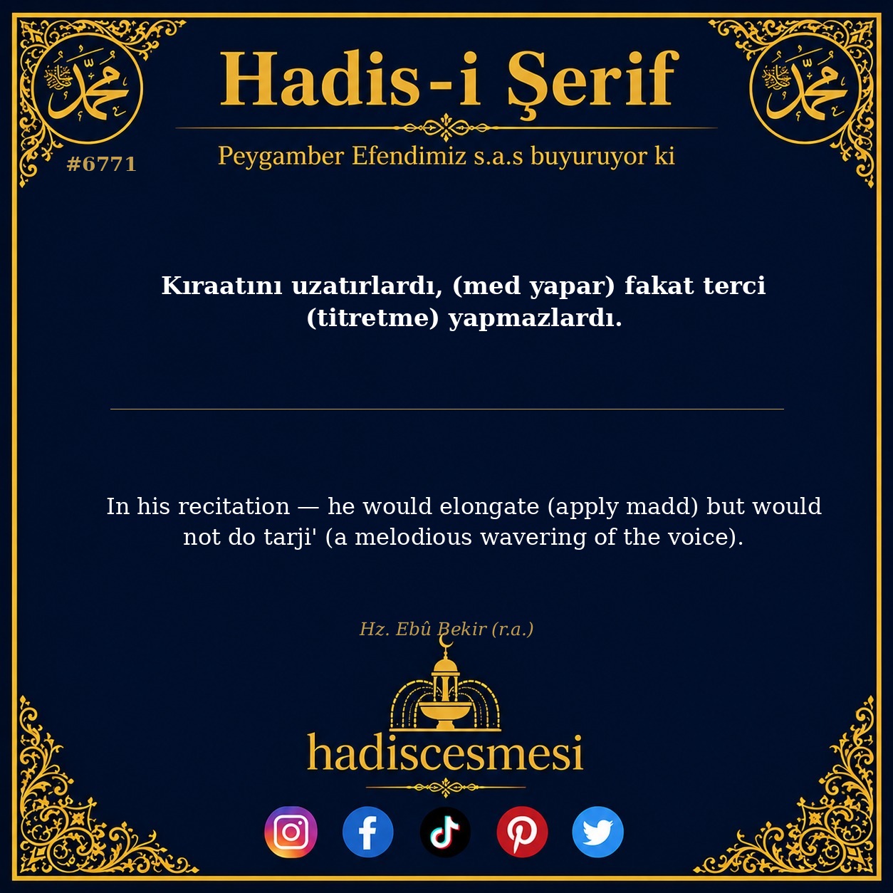 hadis 6771
