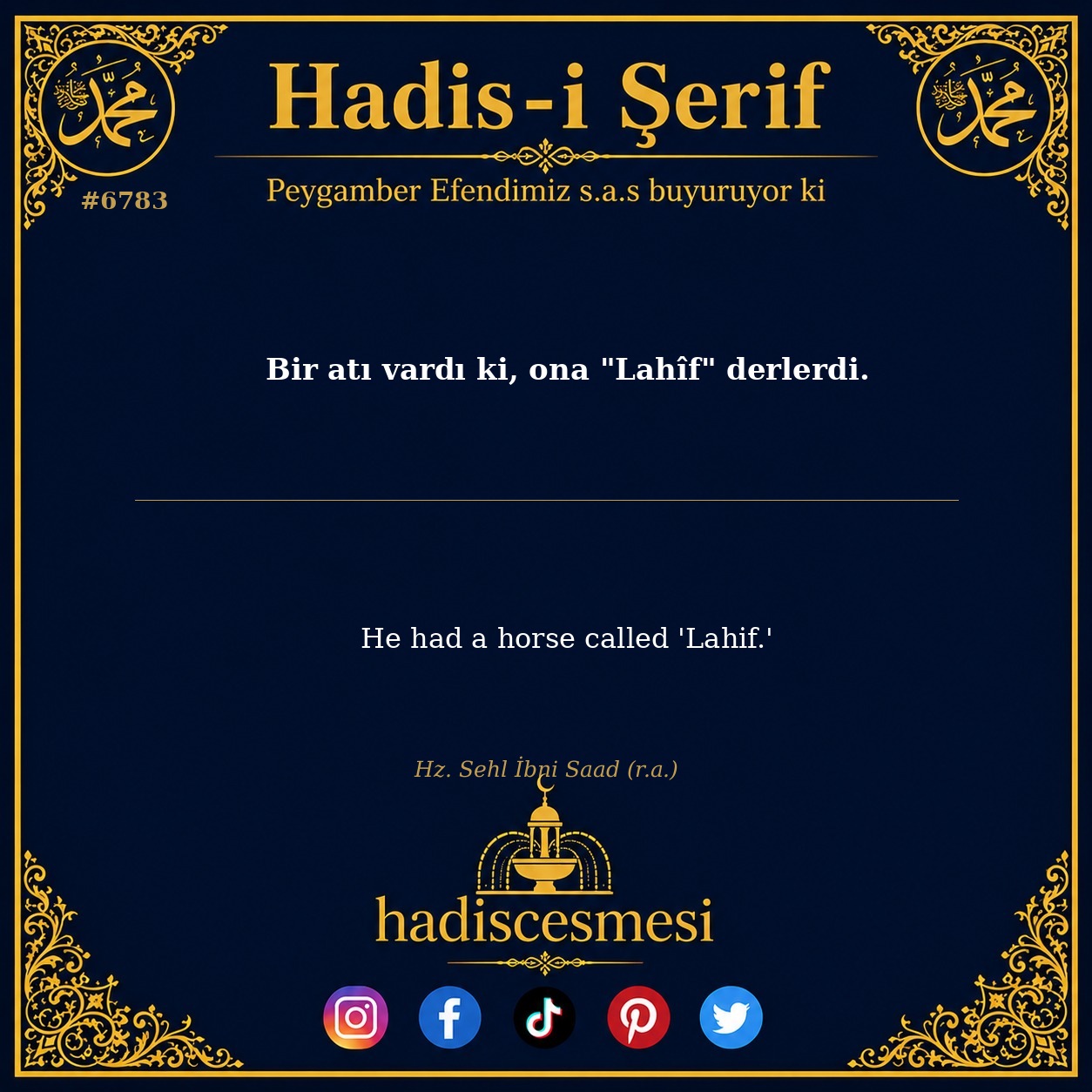 hadis 6783