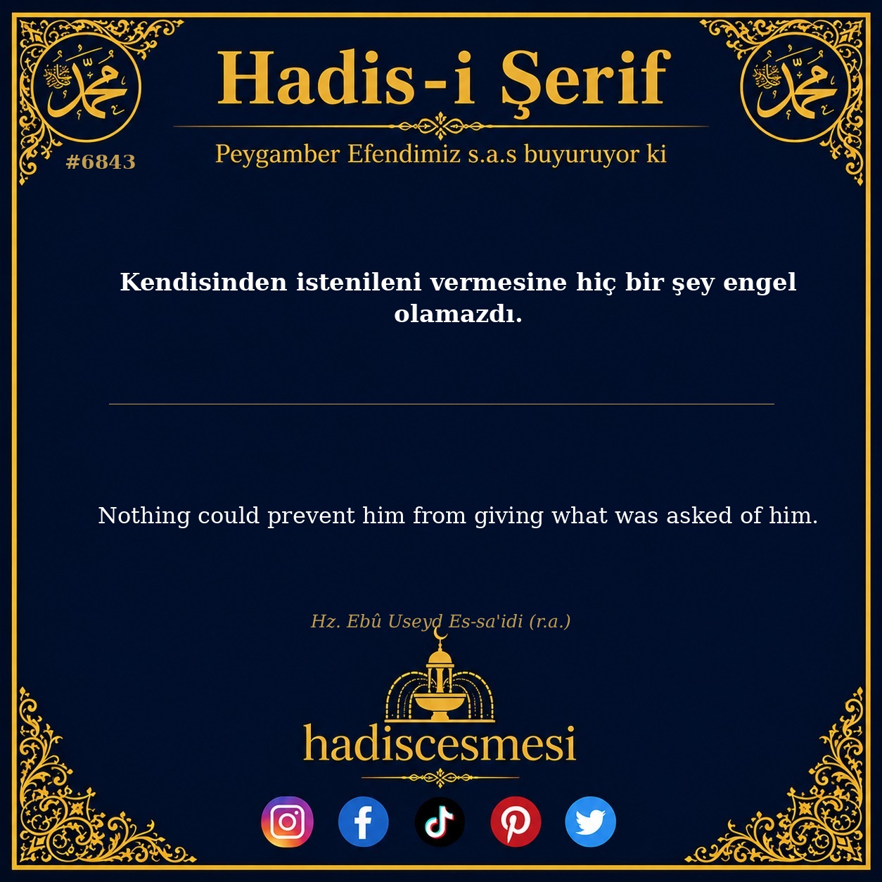hadis 6843