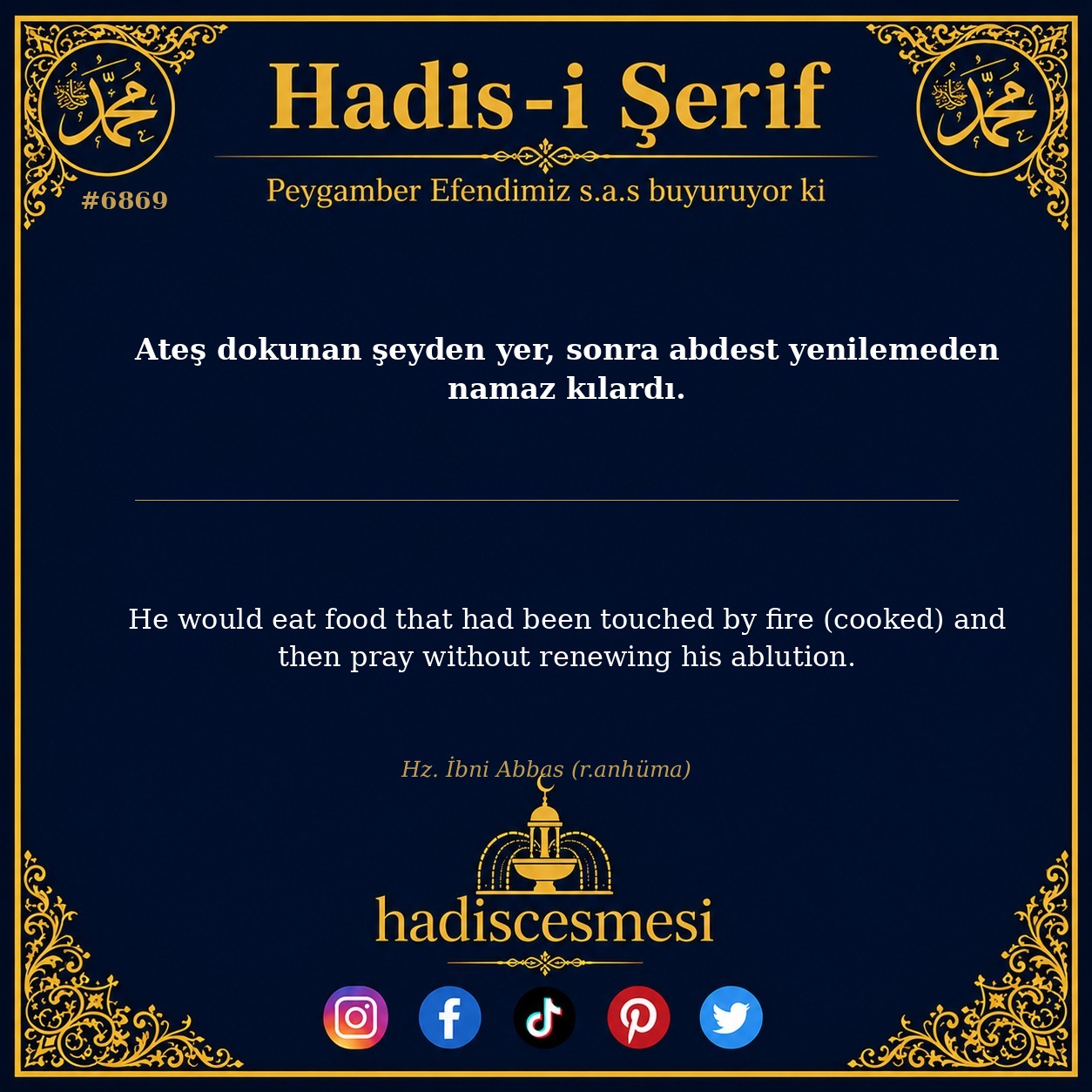 hadis 6869