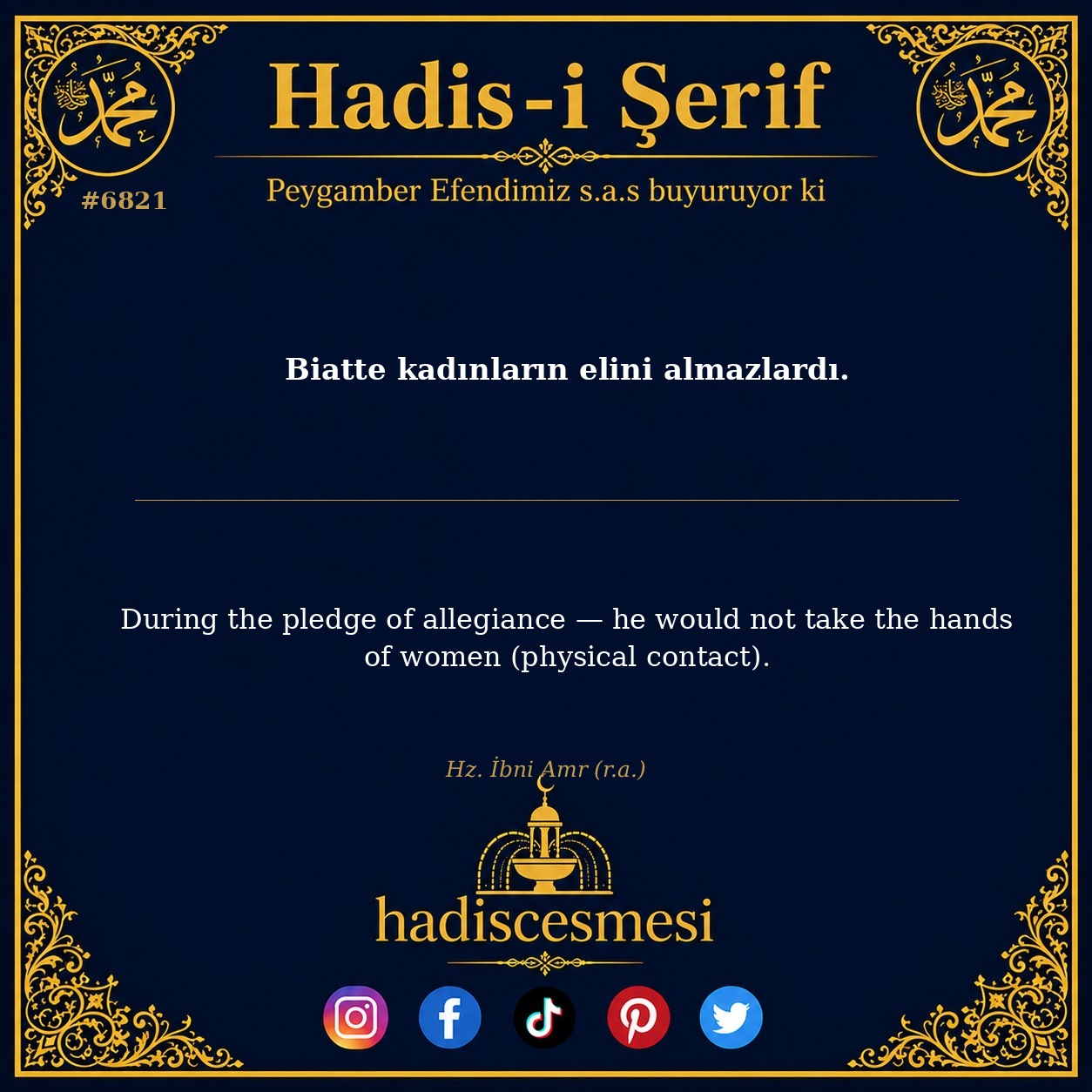hadis 6821
