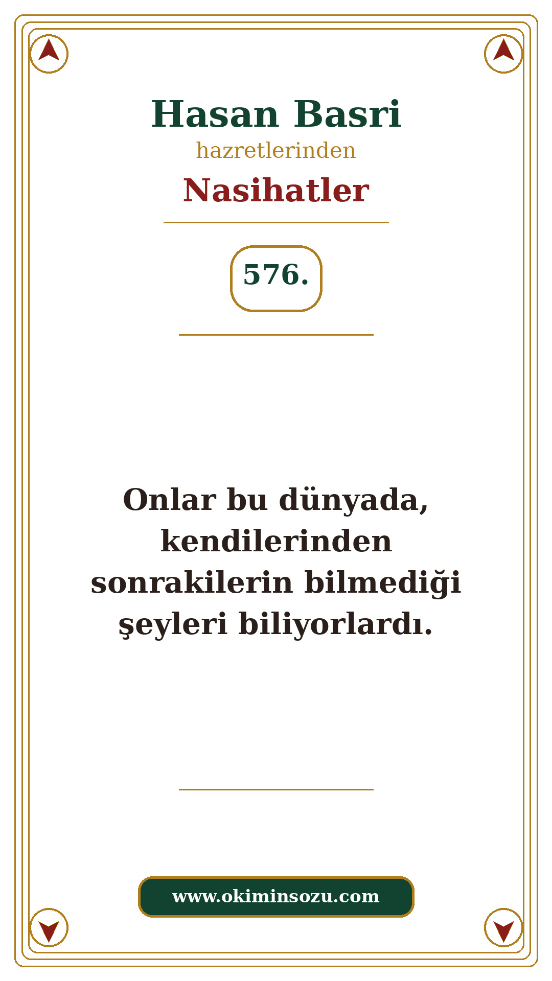 Hasan Basri Nasihat 576