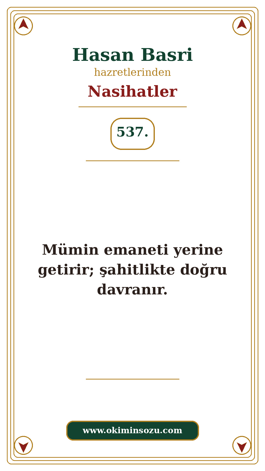 Hasan Basri Nasihat 537