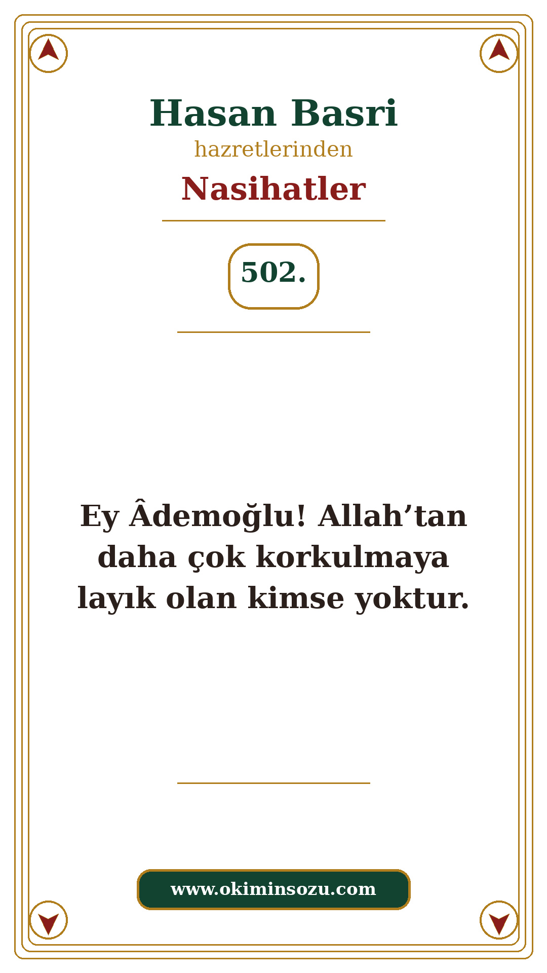 Hasan Basri Nasihat 502