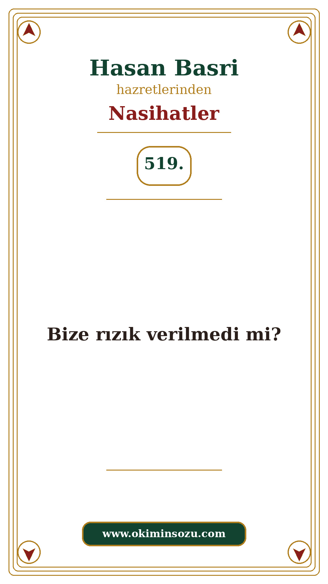 Hasan Basri Nasihat 519