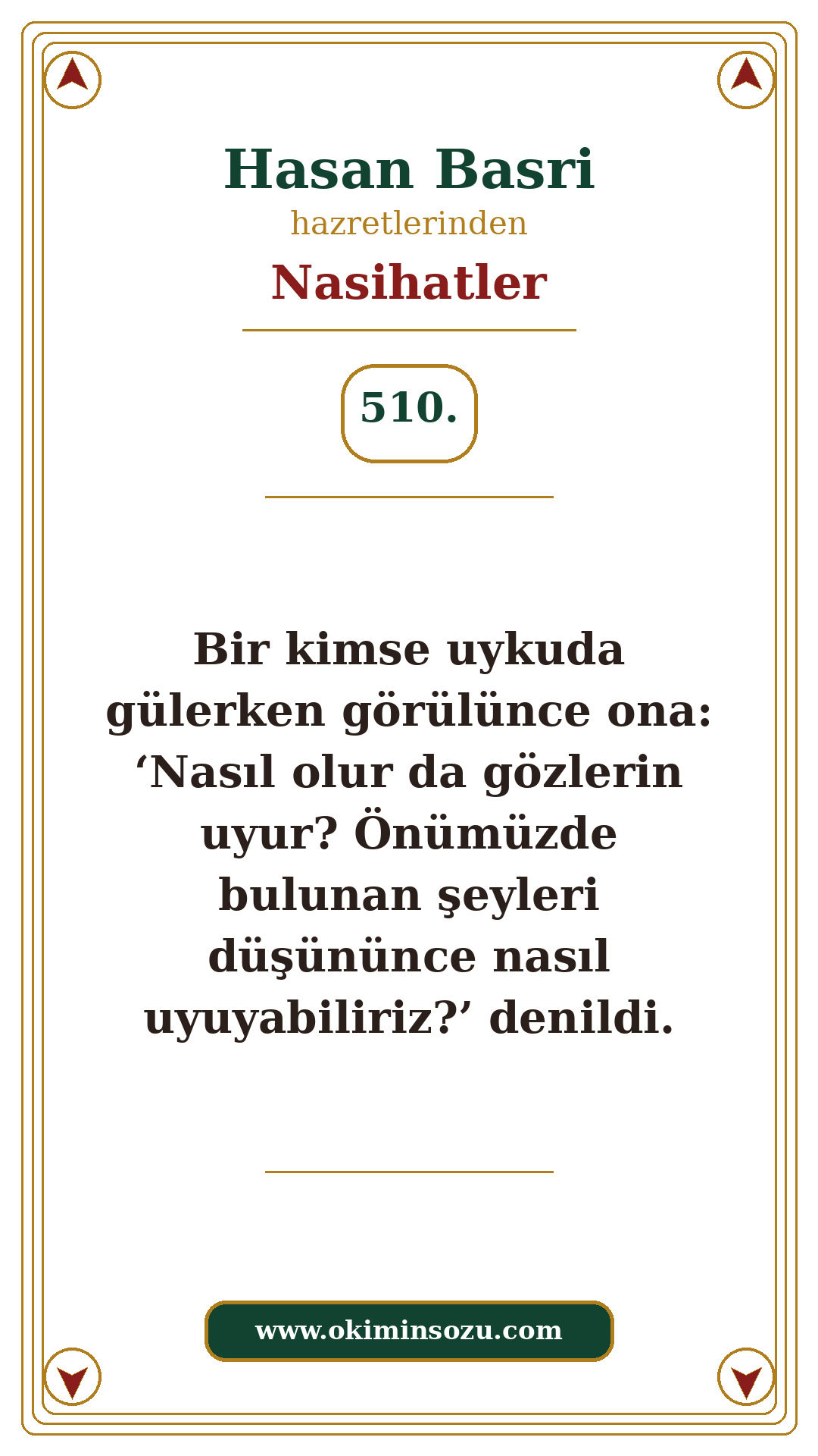 Hasan Basri Nasihat 510
