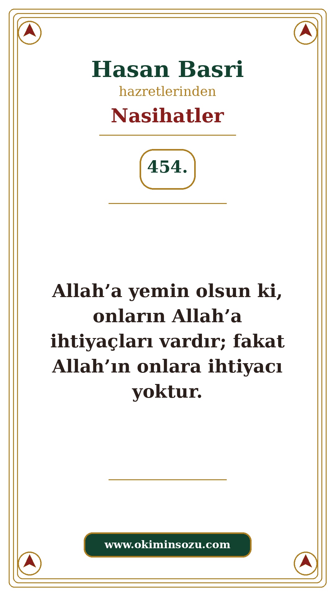 Hasan Basri Nasihat 454