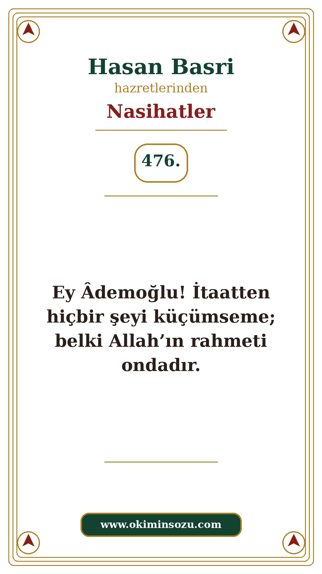 Hasan Basri Nasihat 476