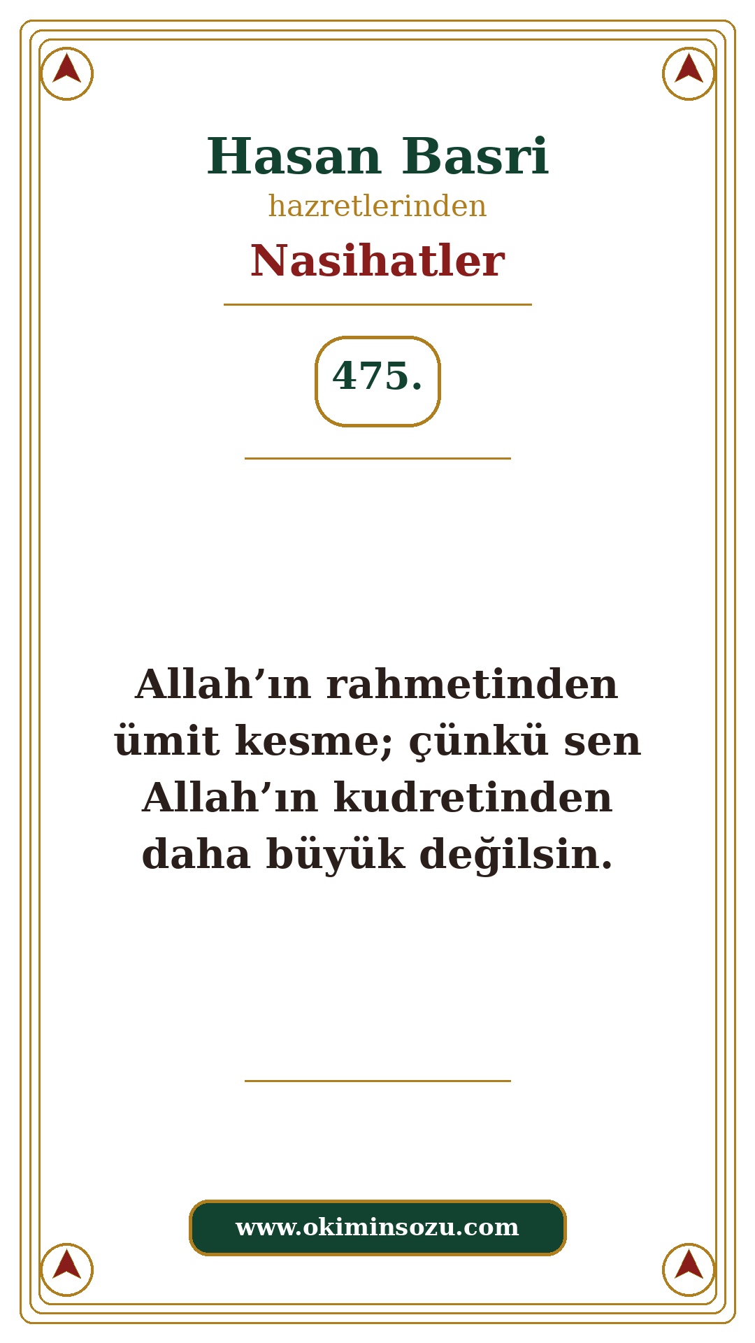 Hasan Basri Nasihat 475