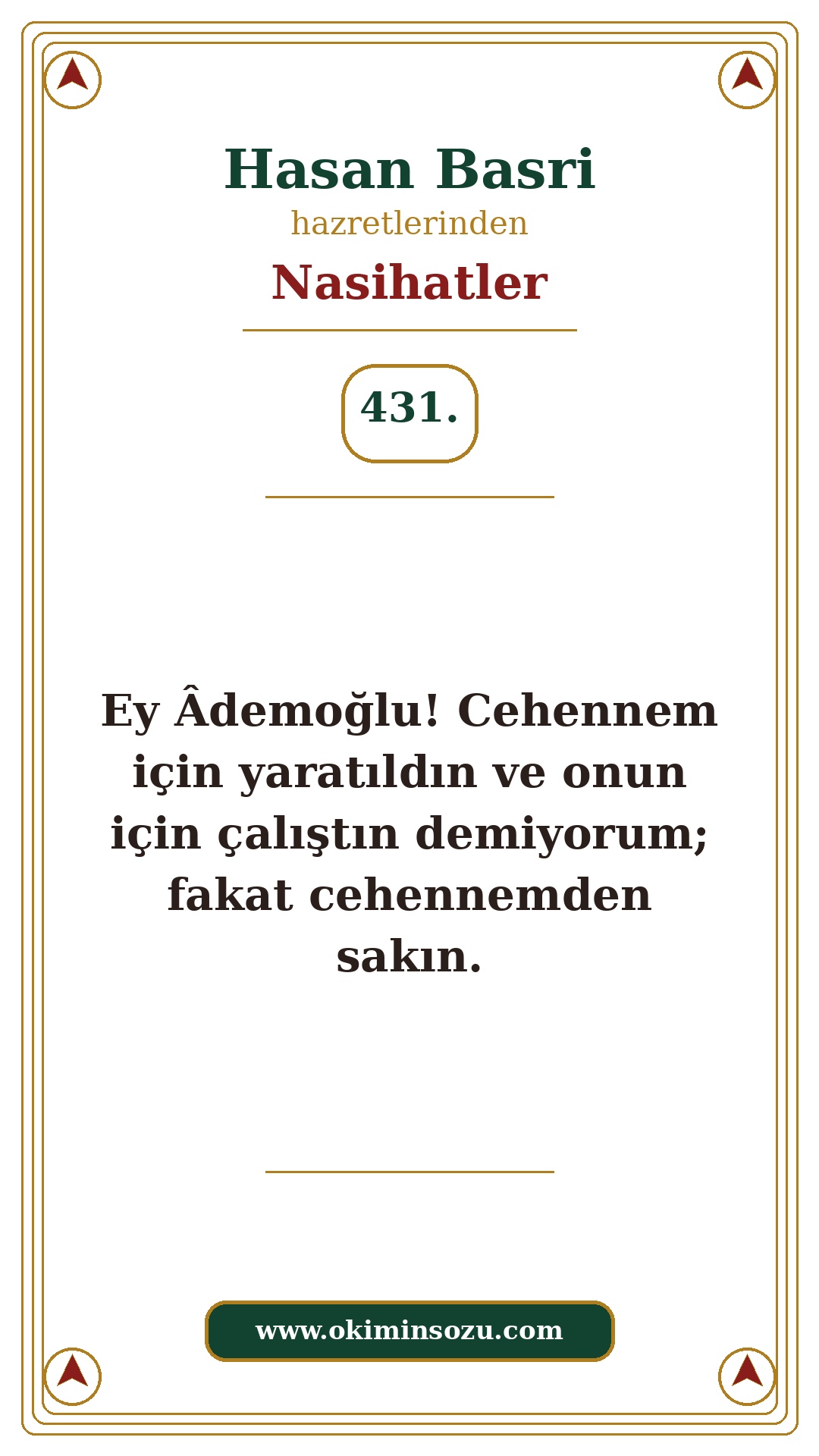 Hasan Basri Nasihat 431