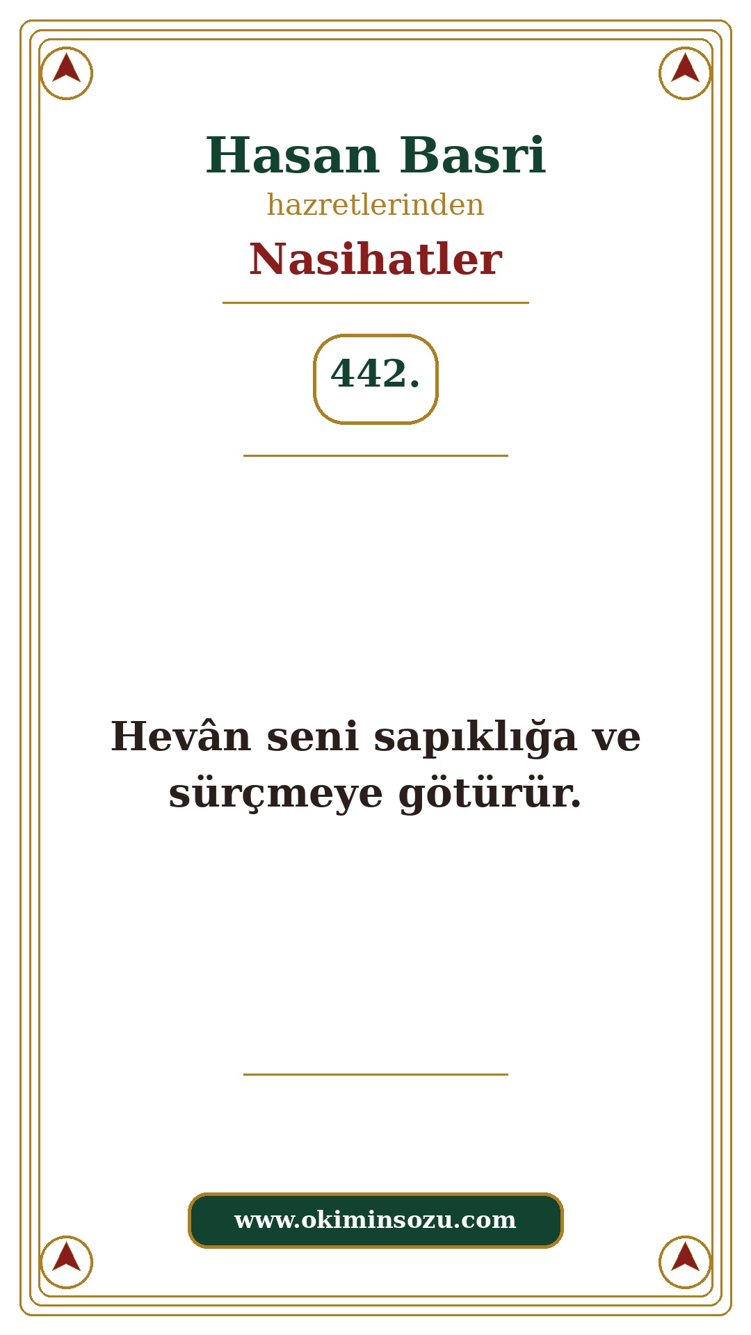 Hasan Basri Nasihat 442