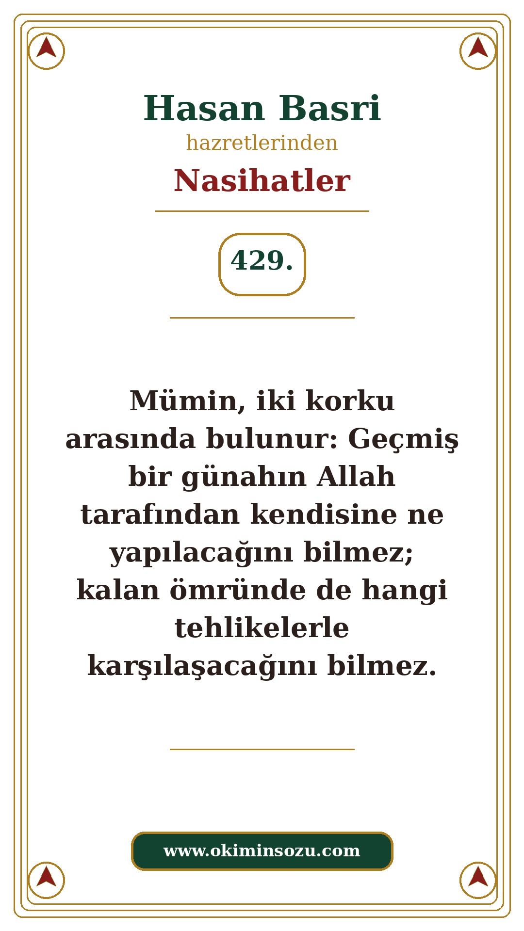 Hasan Basri Nasihat 429