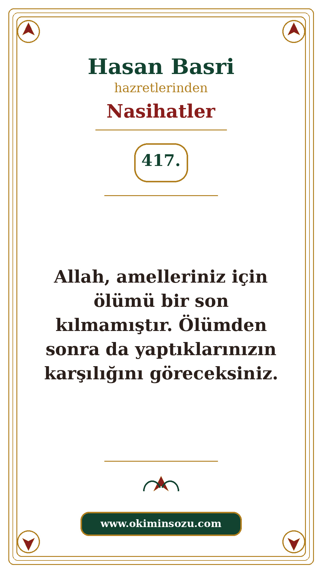 Hasan Basri Nasihat 417
