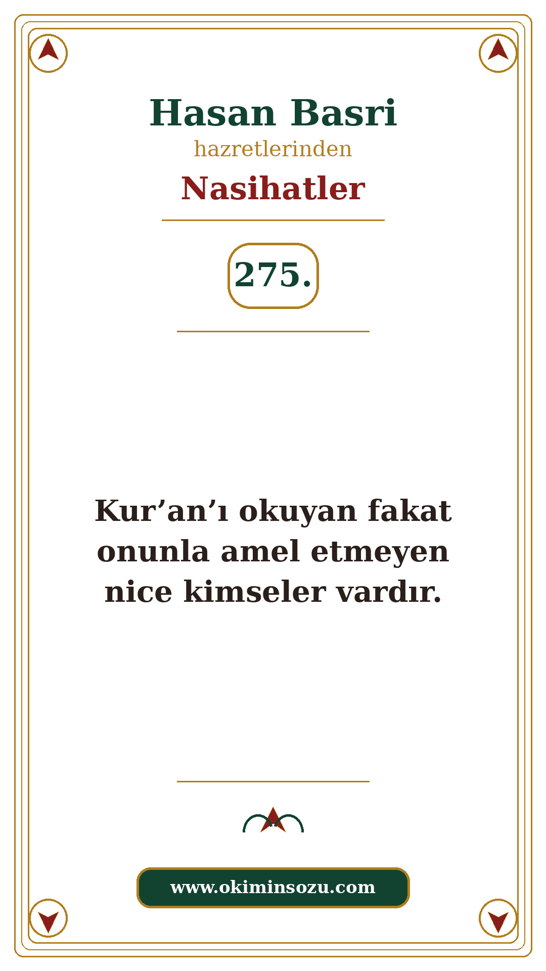 Hasan Basri Nasihat 275