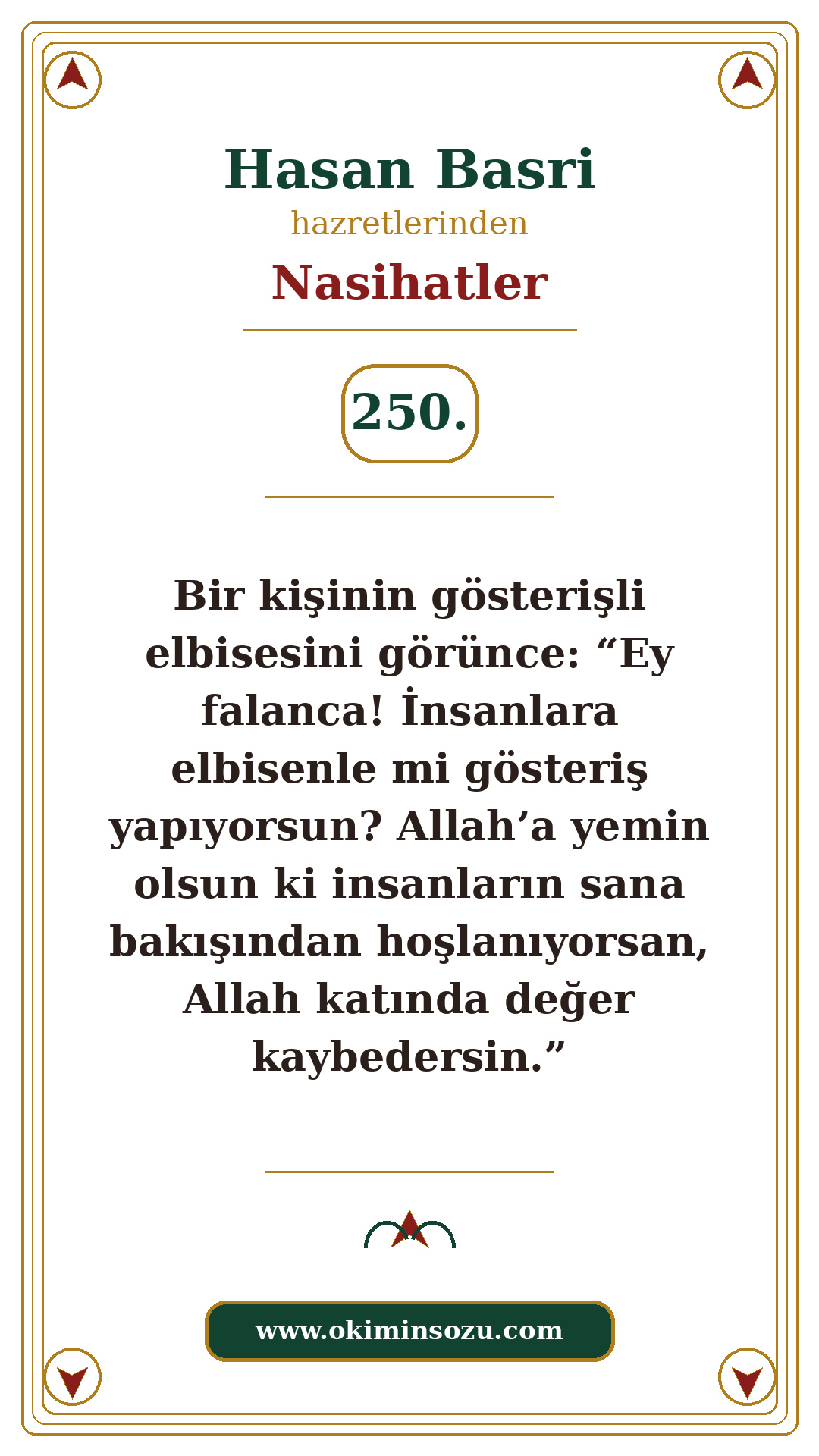 Hasan Basri Nasihat 250