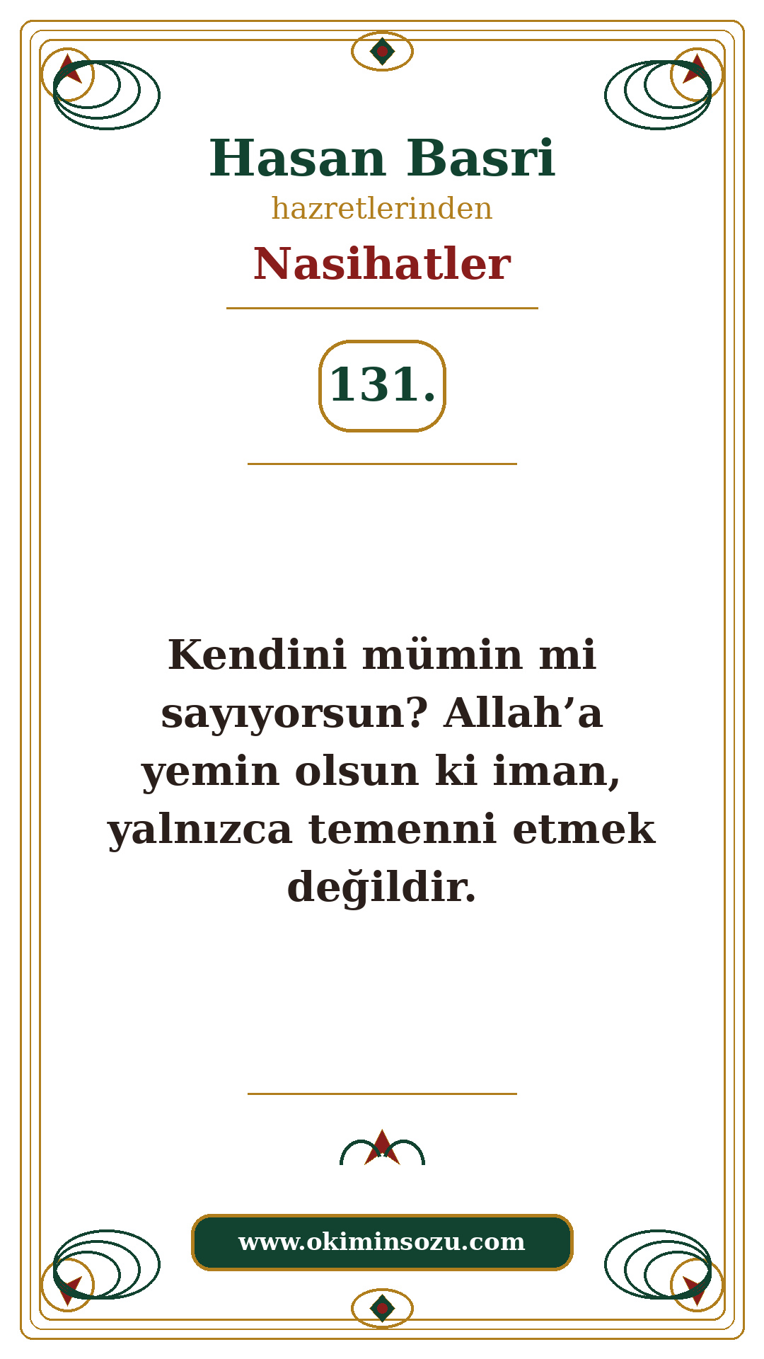 Hasan Basri Nasihat 131