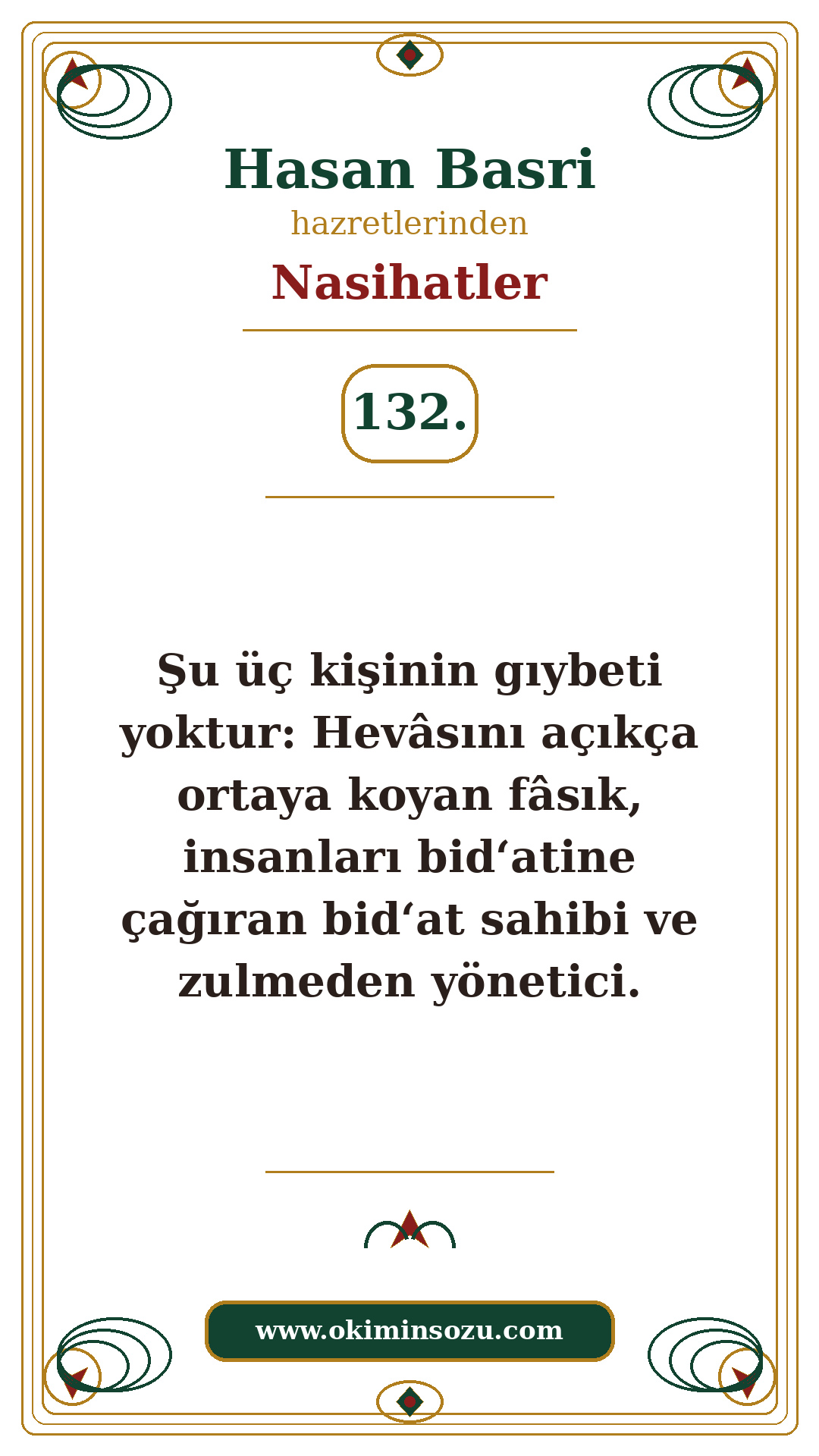 Hasan Basri Nasihat 132