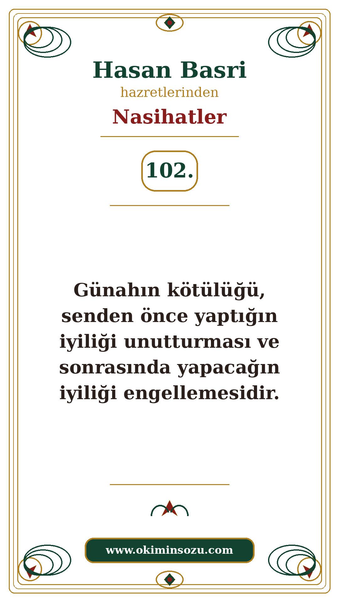Hasan Basri Nasihat 102