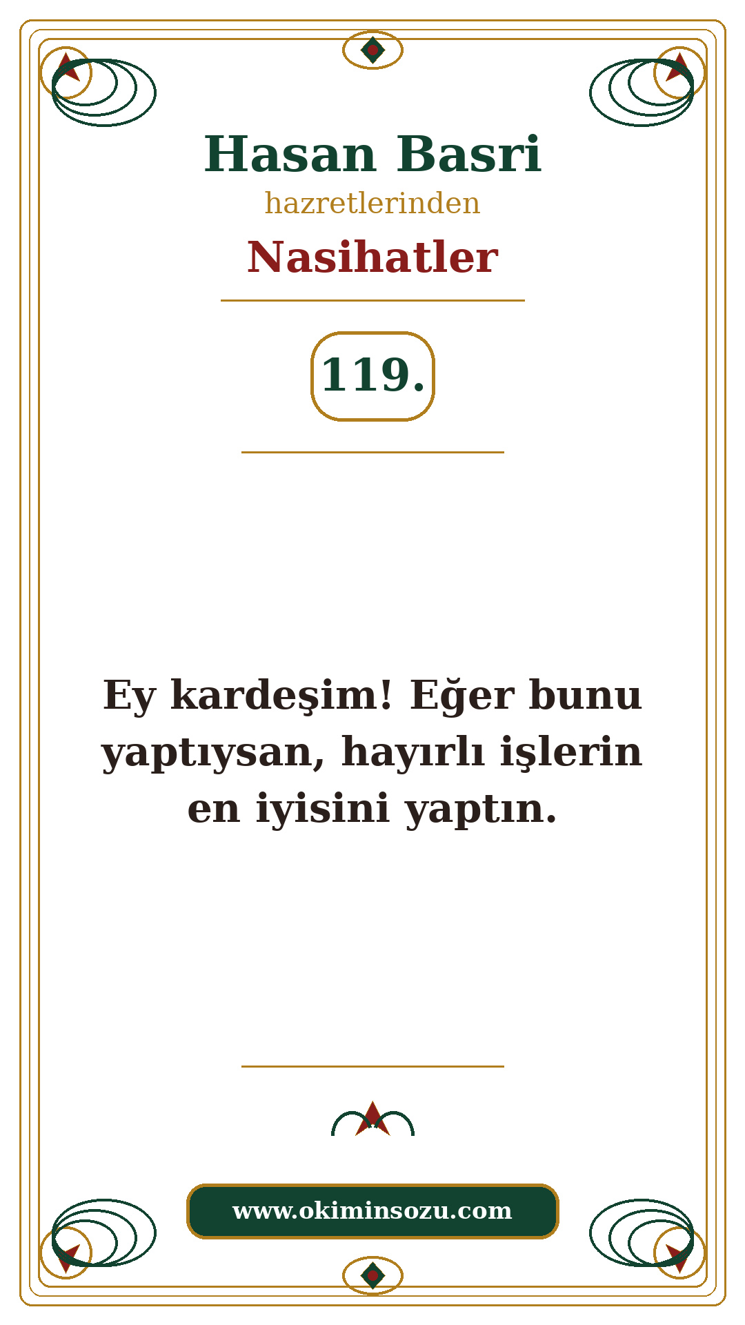 Hasan Basri Nasihat 119