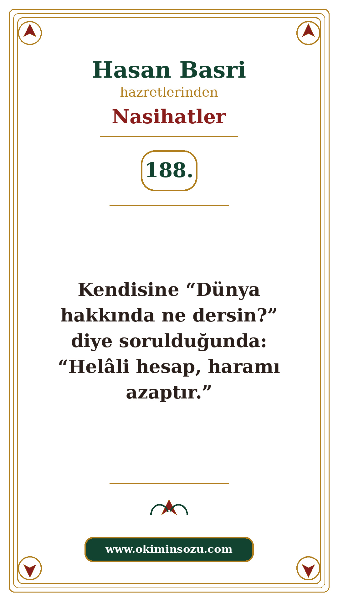 Hasan Basri Nasihat 188