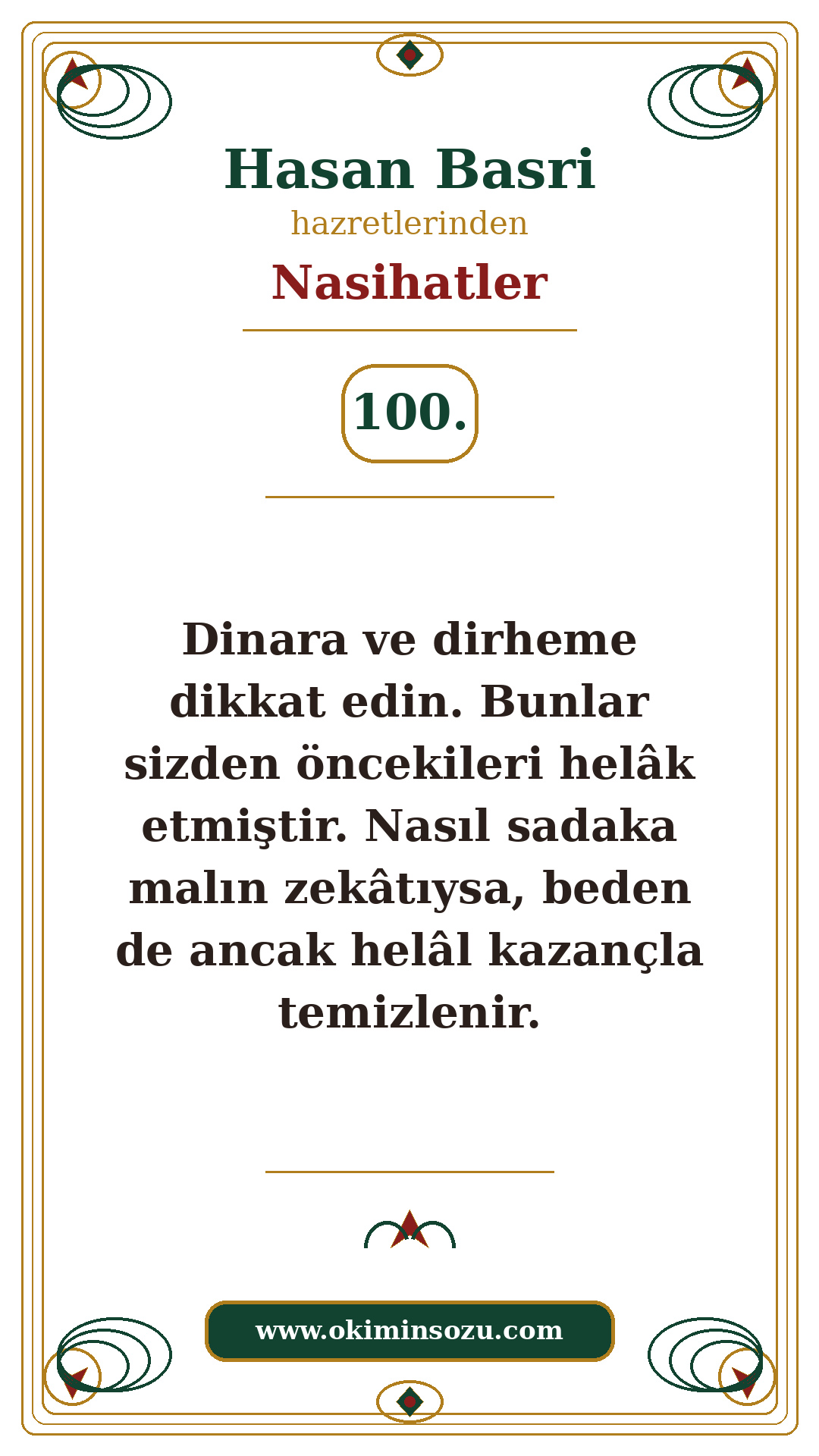 Hasan Basri Nasihat 100