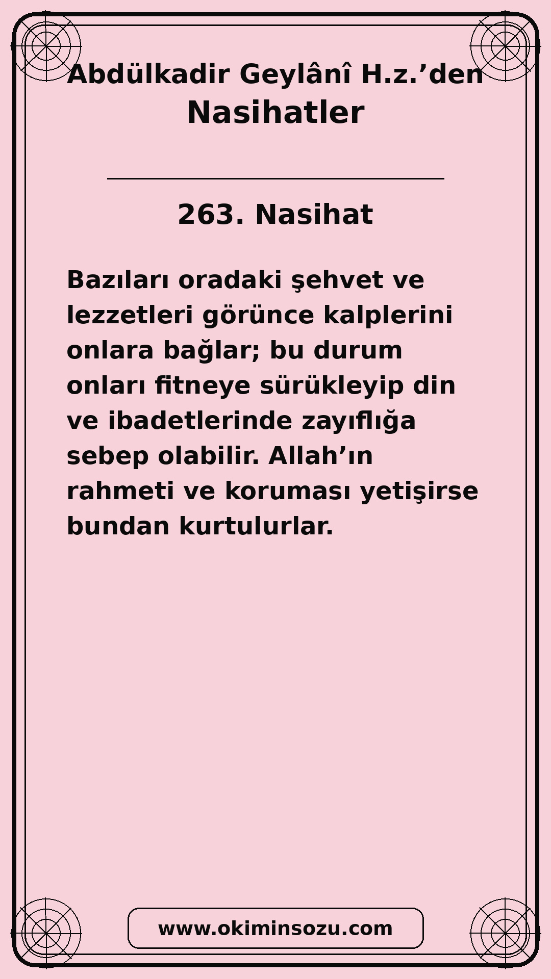 263 Nasihat