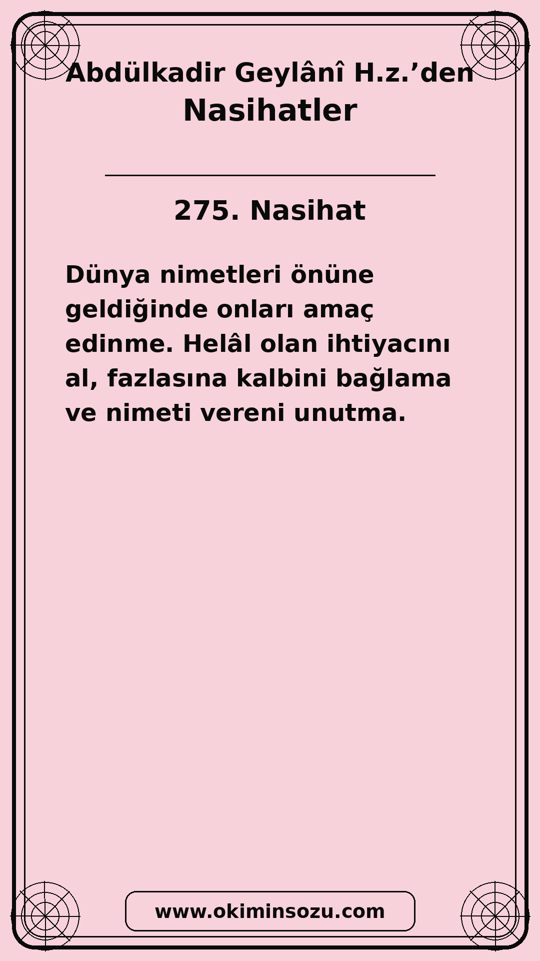 275 Nasihat
