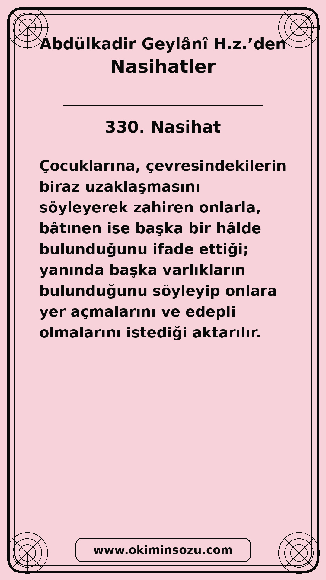 330 Nasihat