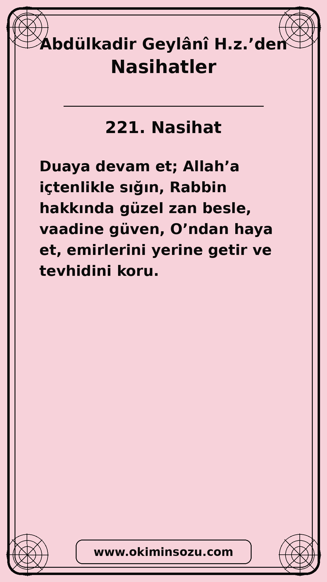 221 Nasihat