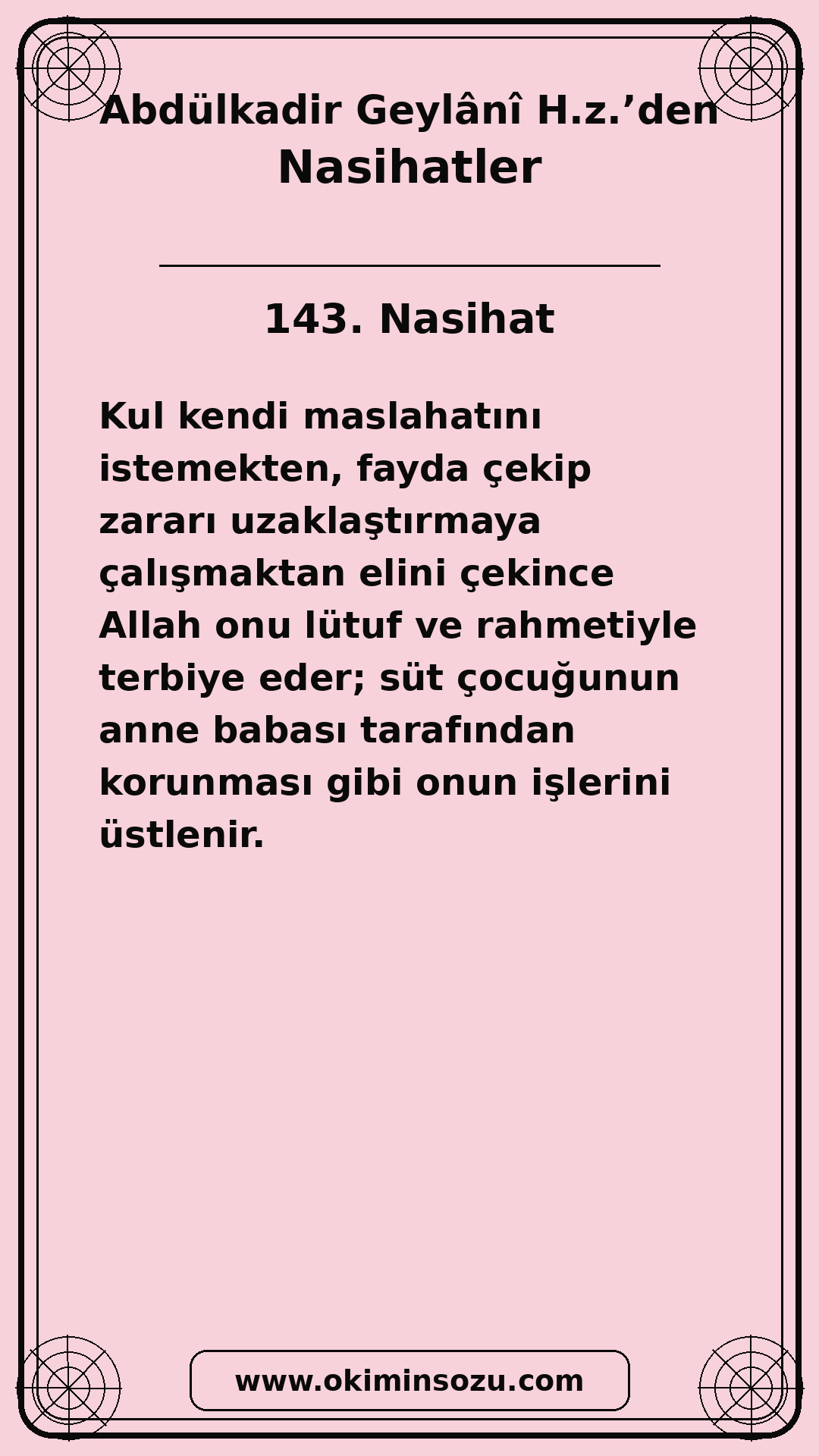 143 Nasihat